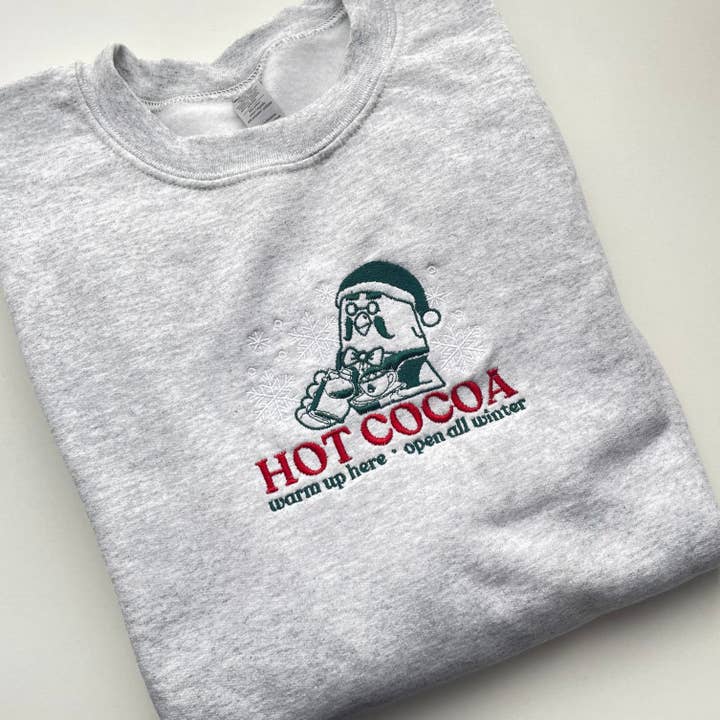 Maglione Girocollo Merry Christmas Things / Maglione Natalizio Accogliente / Maglione Aesthetic Christmas Things per la vendita all'ingrosso da parte di Petimint