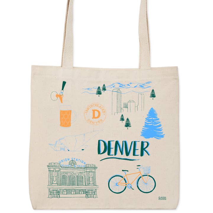 Denver Everyday Shopping Tote for wholesale by Claudia Pearson