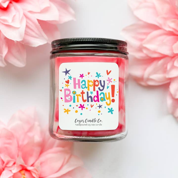 Coyer Candle Co. - Wholesale Jar/Filled Candle - Happy Birthday | 9 oz Candles2