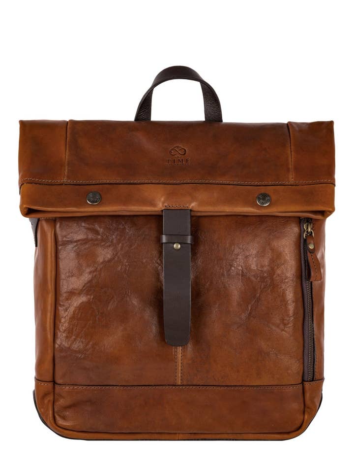 Zaino in Pelle con Chiusura Arrotolabile - La Storia Segreta per la vendita all'ingrosso da parte di Time Resistance