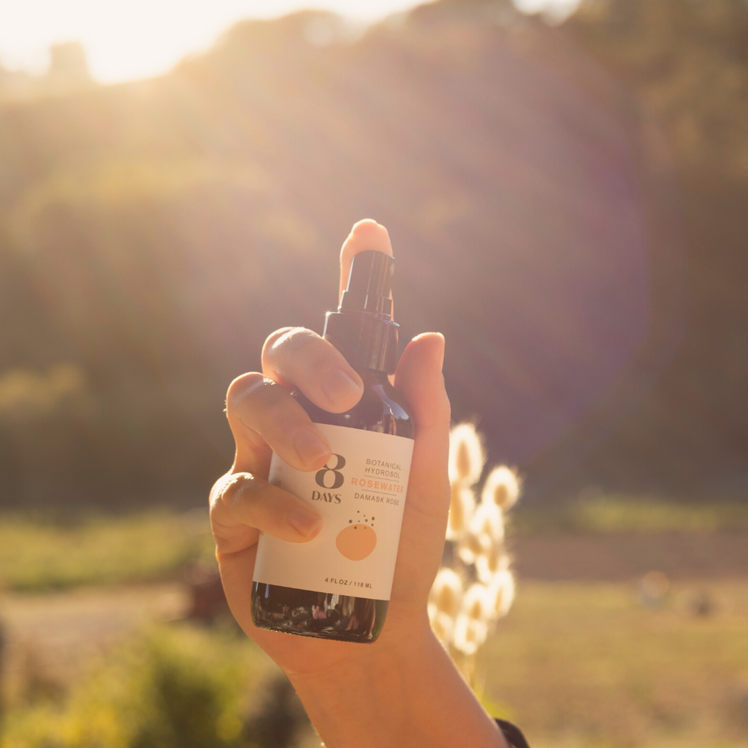 8 Days Botanicals - Wholesale Face & Body Mist/Water - Organic Pure Rosewater2