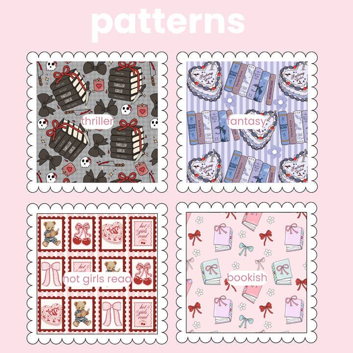 Dearest Little Hope - Wholesale Book Holder - Handmade Book Sleeves, 30+ Patterns,Bookish Pouch, Bookstore6