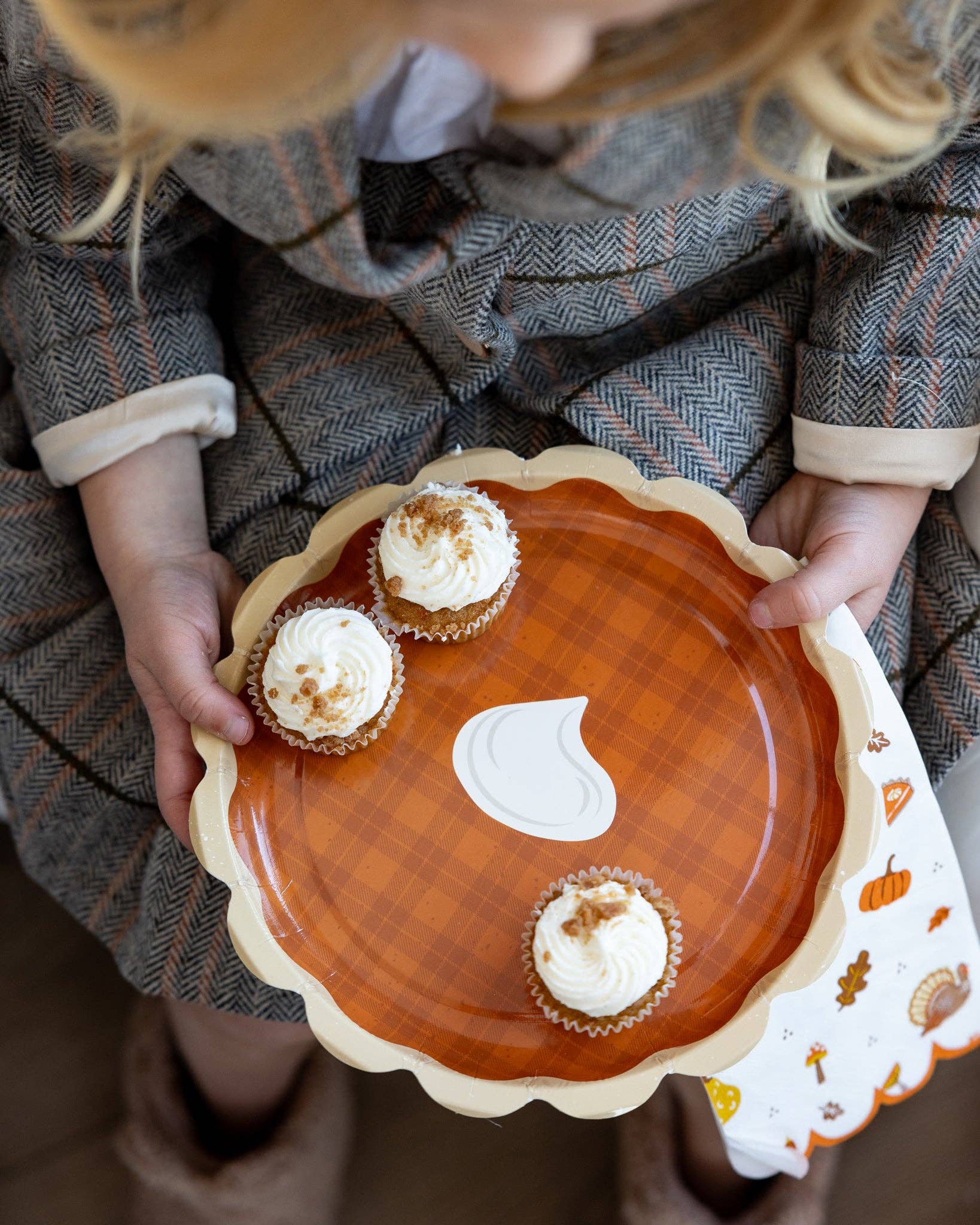 My Mind’s Eye - Wholesale Disposable Napkin - THK1239 - Thanksgiving Icons Dinner Napkin2