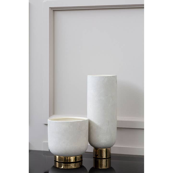 Fifty Five South – wholesale Vase – Callie Large Pedestal Vase2