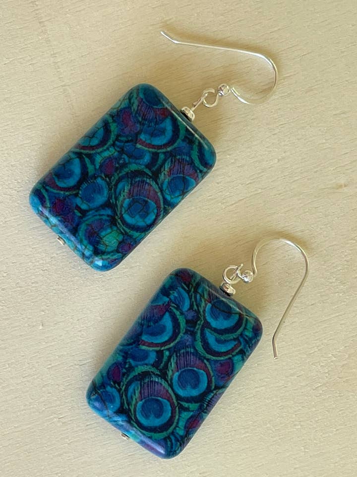 Sterling Silver Mayur earrings for wholesale by Shop Wall