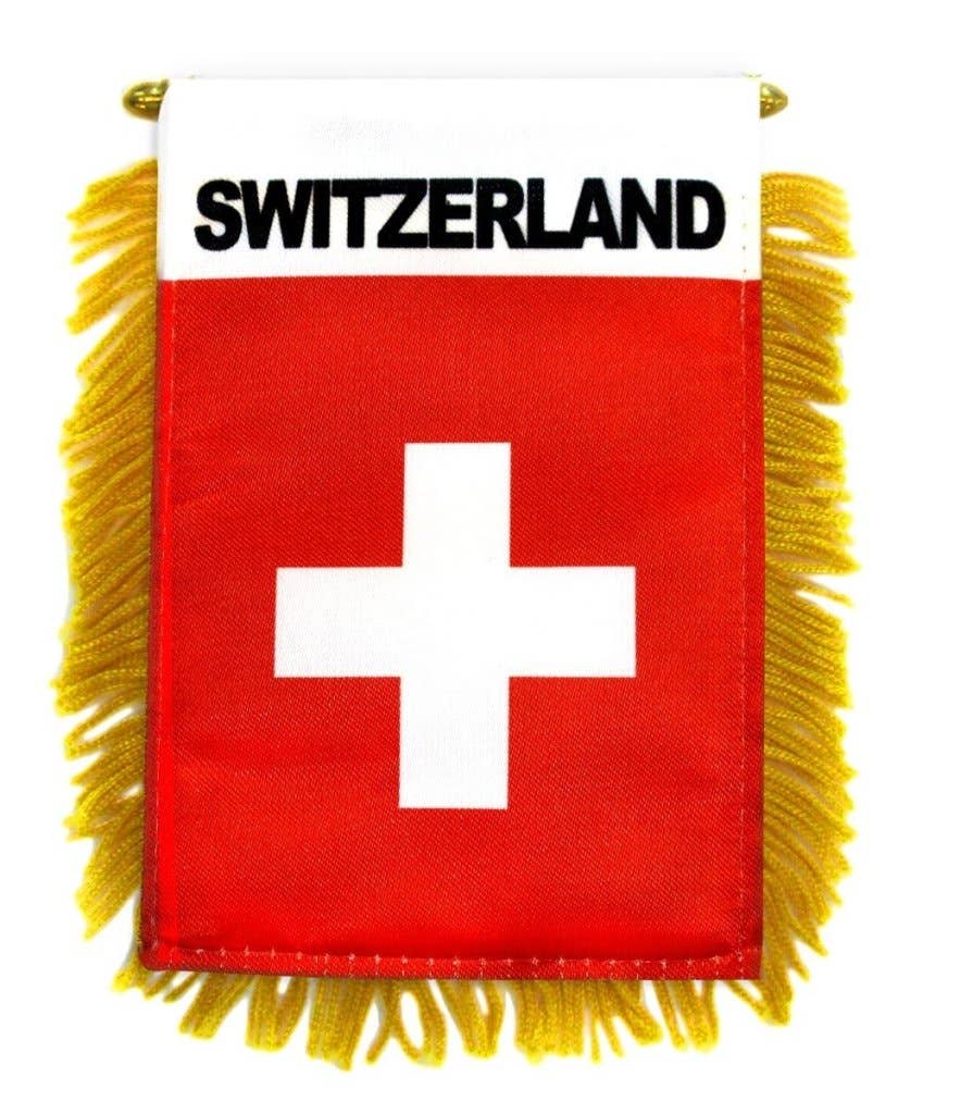 Flags Importer - Wholesale Flag - Switzerland Mini Banner0