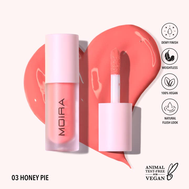 Moira Cosmetics - Wholesale Blush - Love Steady Liquid Blush (003, Honey Pie)