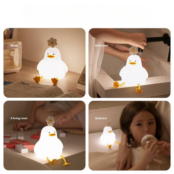 WHITE Spotted Duck Night Light for wholesale on Faire3