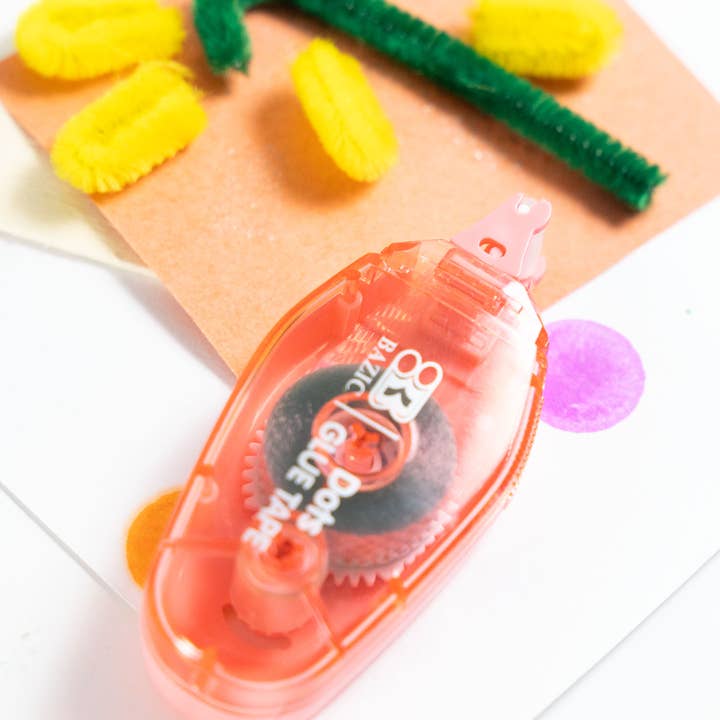 BAZIC Products - Wholesale Glue - Permanent Dots Glue Tape 8.4 mm x 8 m6