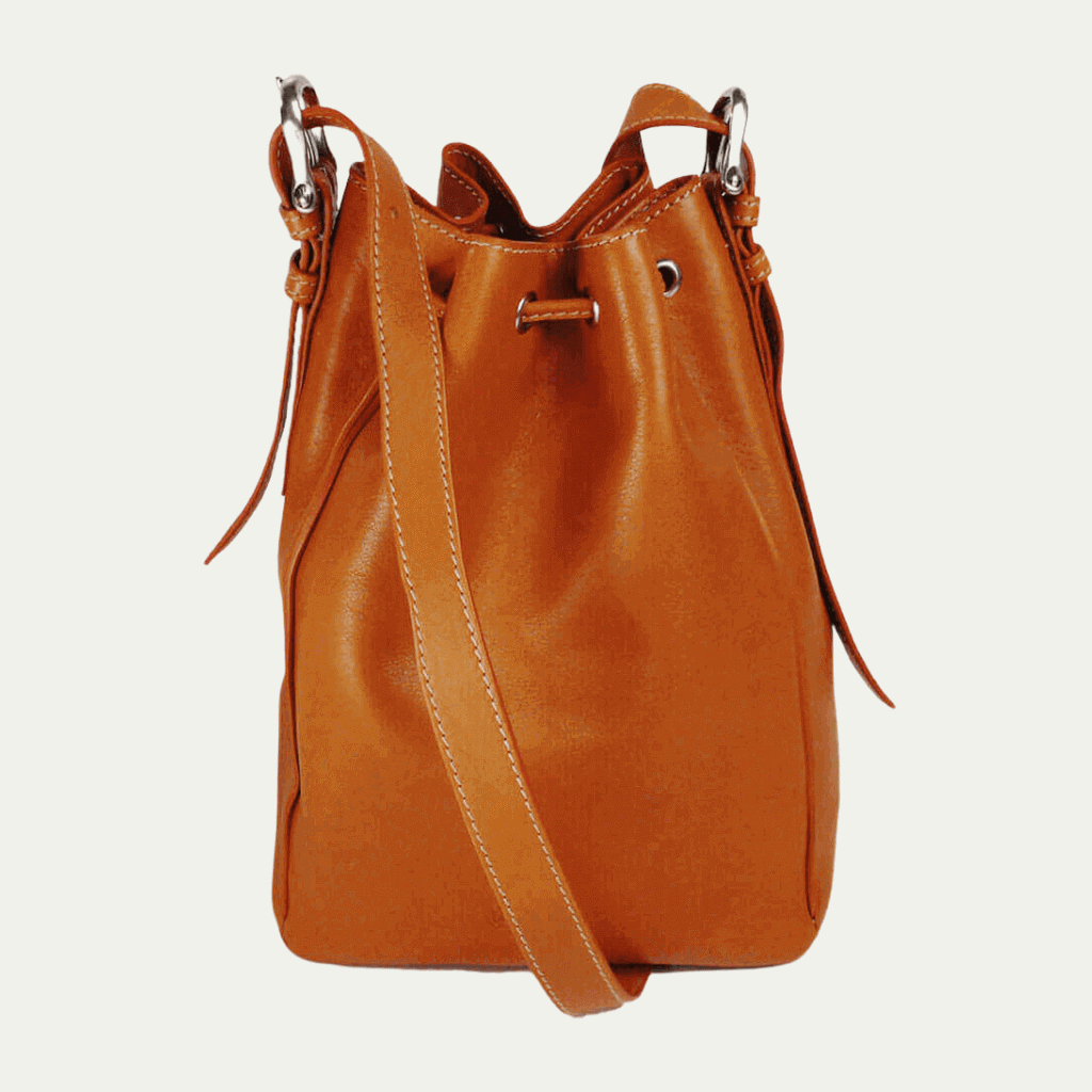 EKOneu - Wholesale Crossbody Bag - Women's - Febe Genuine Leather Drawstring Purse (6 Colors)0