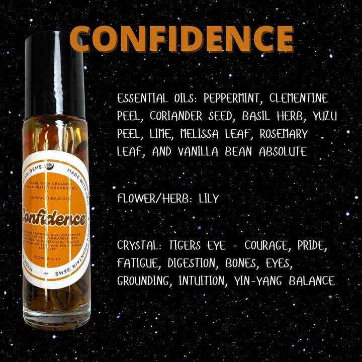 Moon Mountain Gems - Wholesale Essential Oil Roll-On - Essential Oil Roller Bottle Infused with Herbs and Crystals, 100% Therapeutic Essential Oil Roller Bottle