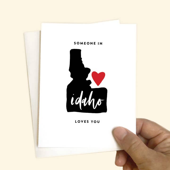 Studio G - Wholesale Love Card - 'Someone in Idaho Loves You' Greeting Card