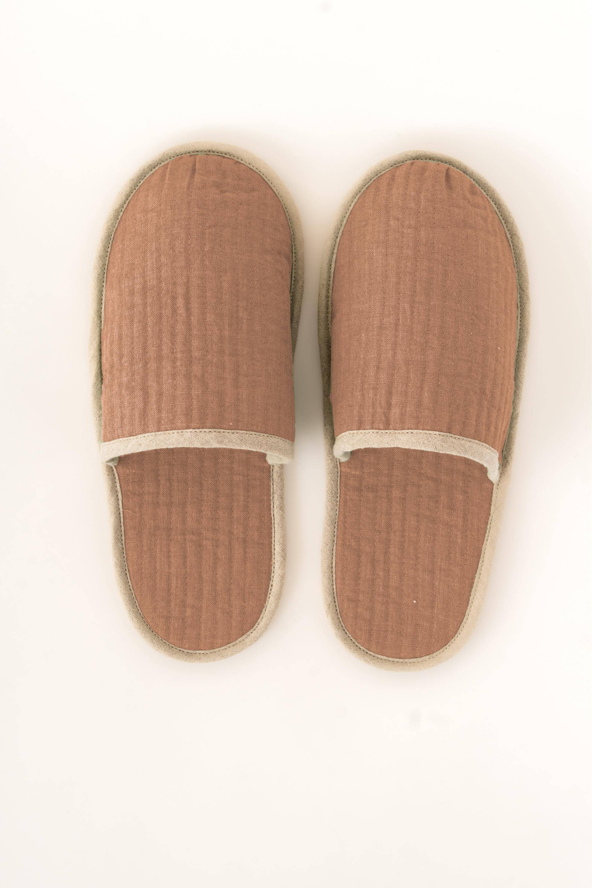 Live Linen - Wholesale Slippers - Women's - Natural Piping Linen Slippers – Relaxed Comfort8