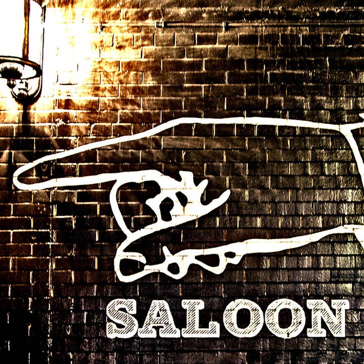 De Saloon keramische onderzetter voor wholesale door South Austin Gallery