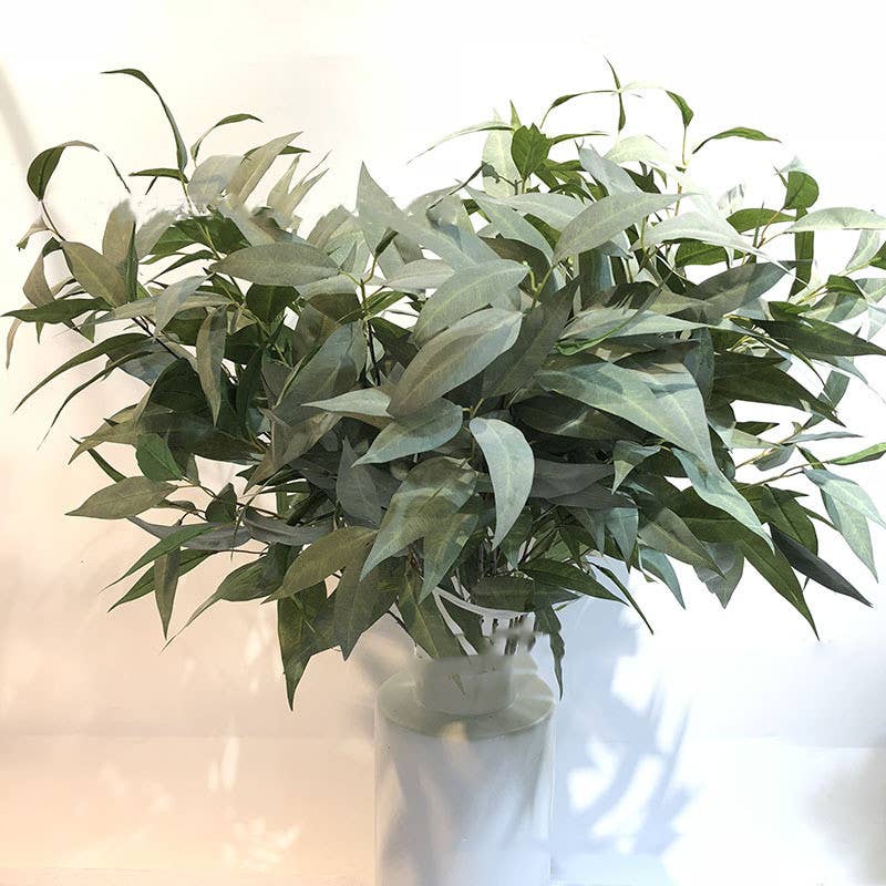 Sweet Home Deco - Wholesale Artificial Plant - 38''T Soft Touch Eucalyptus Leaves Stem, Faux Greenery Stem3