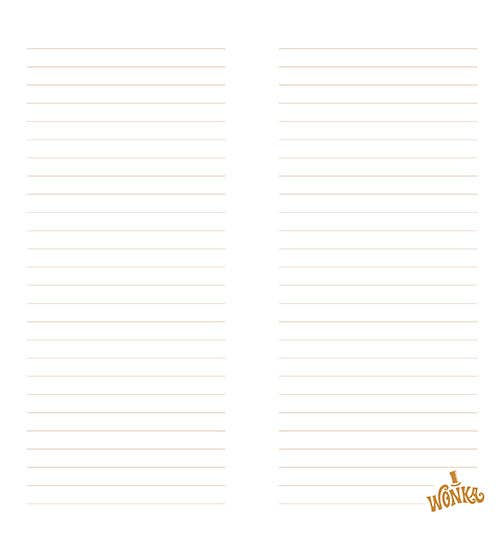 Insight Editions - #1 Pop Culture Publisher - Wholesale Journal/Diary - Willy Wonka and the Chocolate Factory: Wonka Bar Journal8