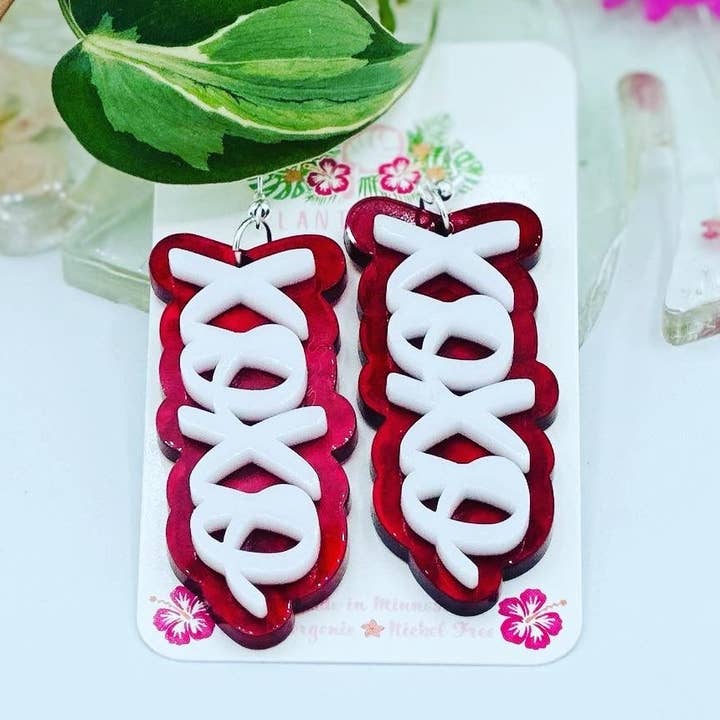 Pendientes XOXO para venta al por mayor de Planty'tude