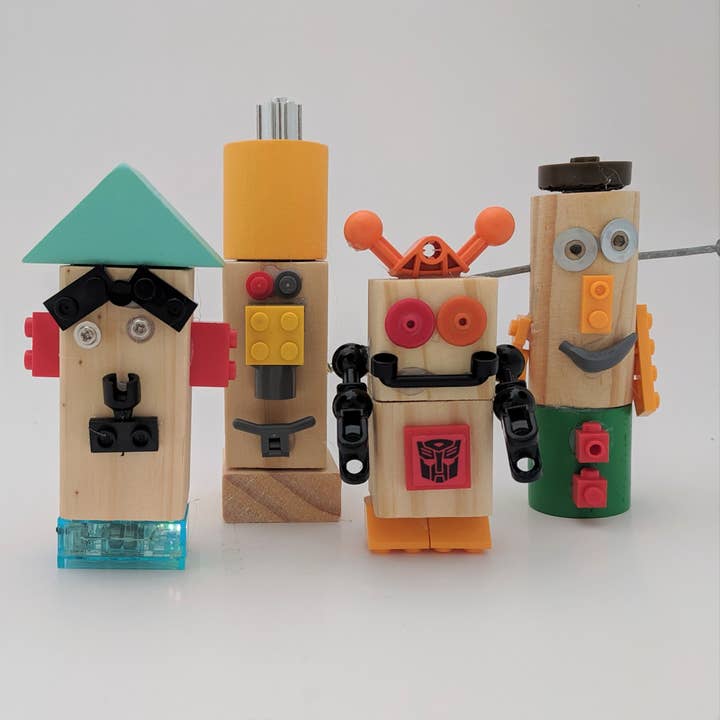 Make Kit – Engroshandel DIY-hobbysæt – Børn – DIY Craft Kit - Lav din egen robotfamilie