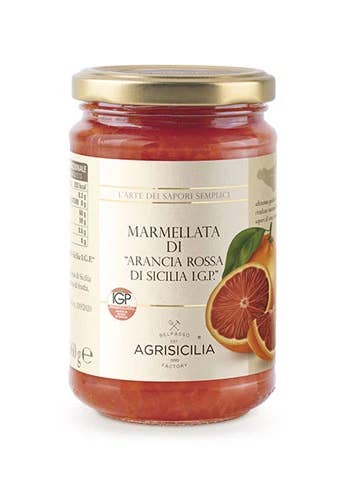IGP siciliansk blod appelsin marmelade - 360g for engroshandel hos Agrisicilia S.p.A.