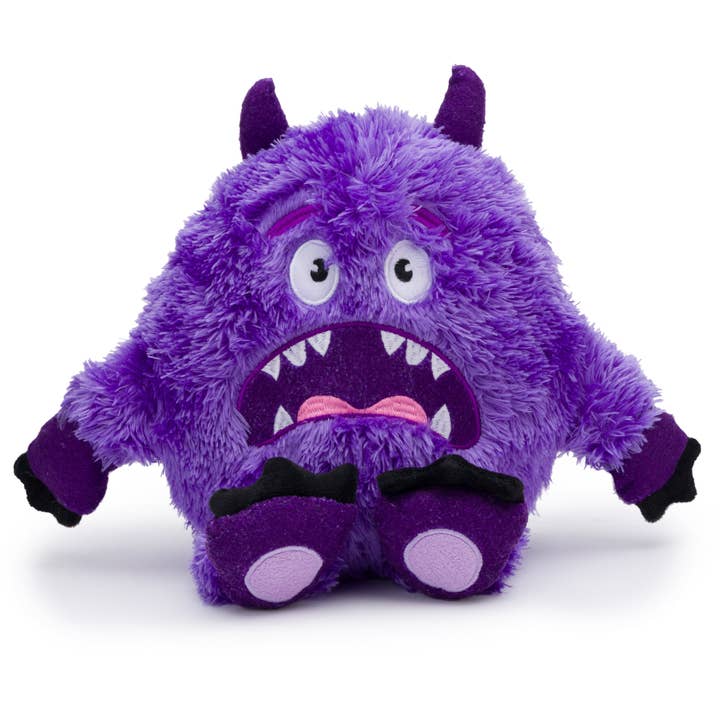 FABDOG Medium Fluffy Purple Monster Toy for Dogs for wholesale by IGSM LTD