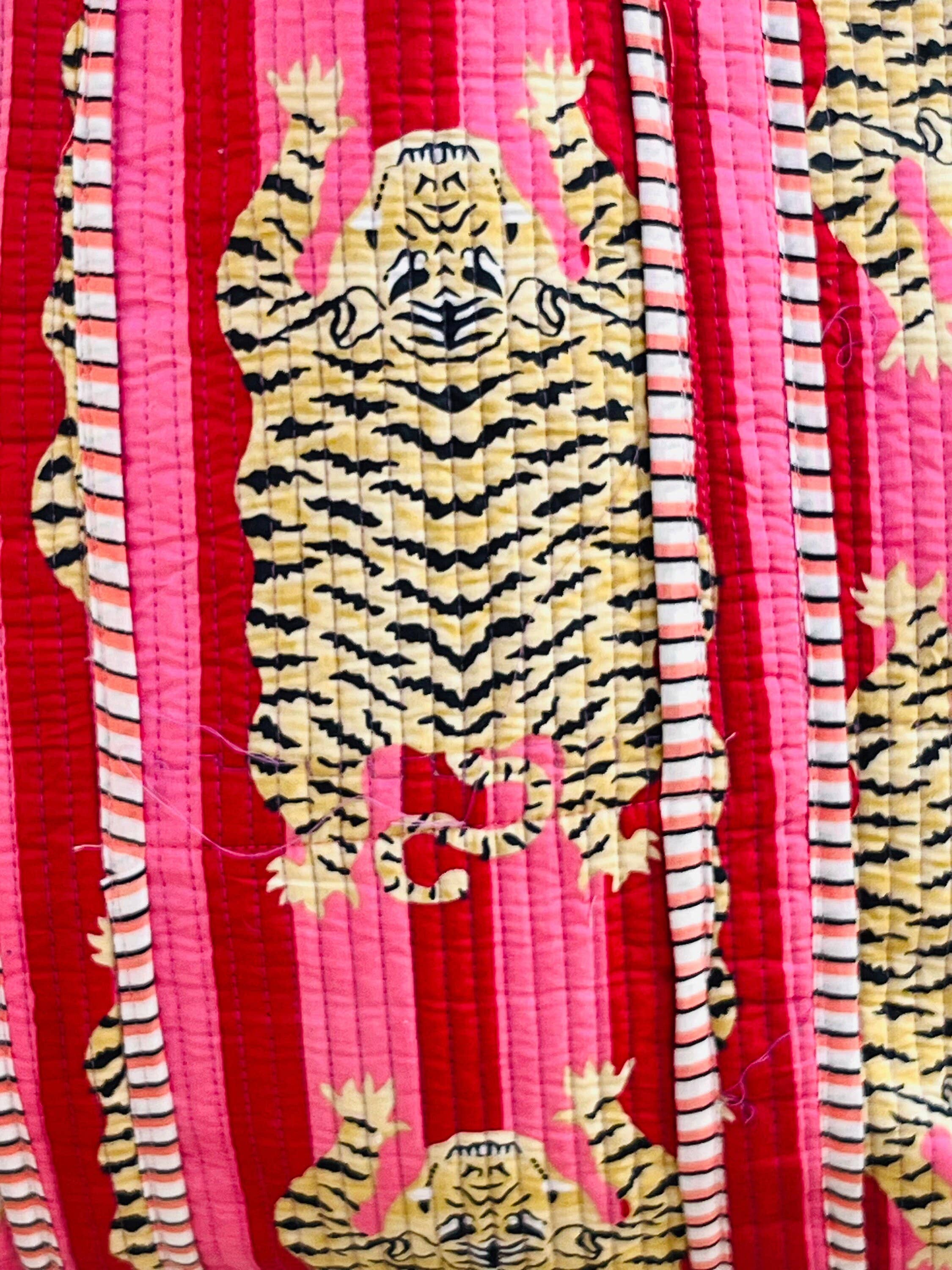 Bhawana Handicrafts - Wholesale Draagtas - Dames - Gewatteerde katoenen draagtas met handblokprint3