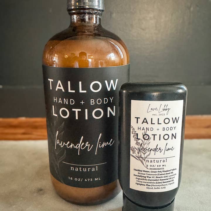 Love Libby LLC - Wholesale Hand & Body Lotion - Tallow Hand + Body Lotion