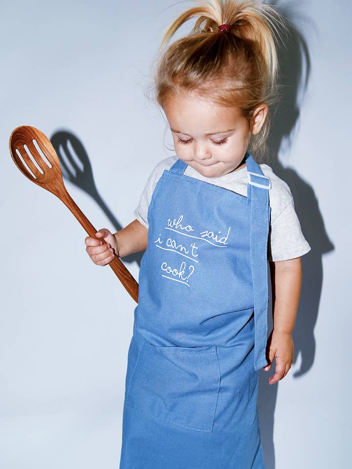 Little Chef Embroidered Linen Cooking Aprons for wholesale by POP Party Supplies, LLC