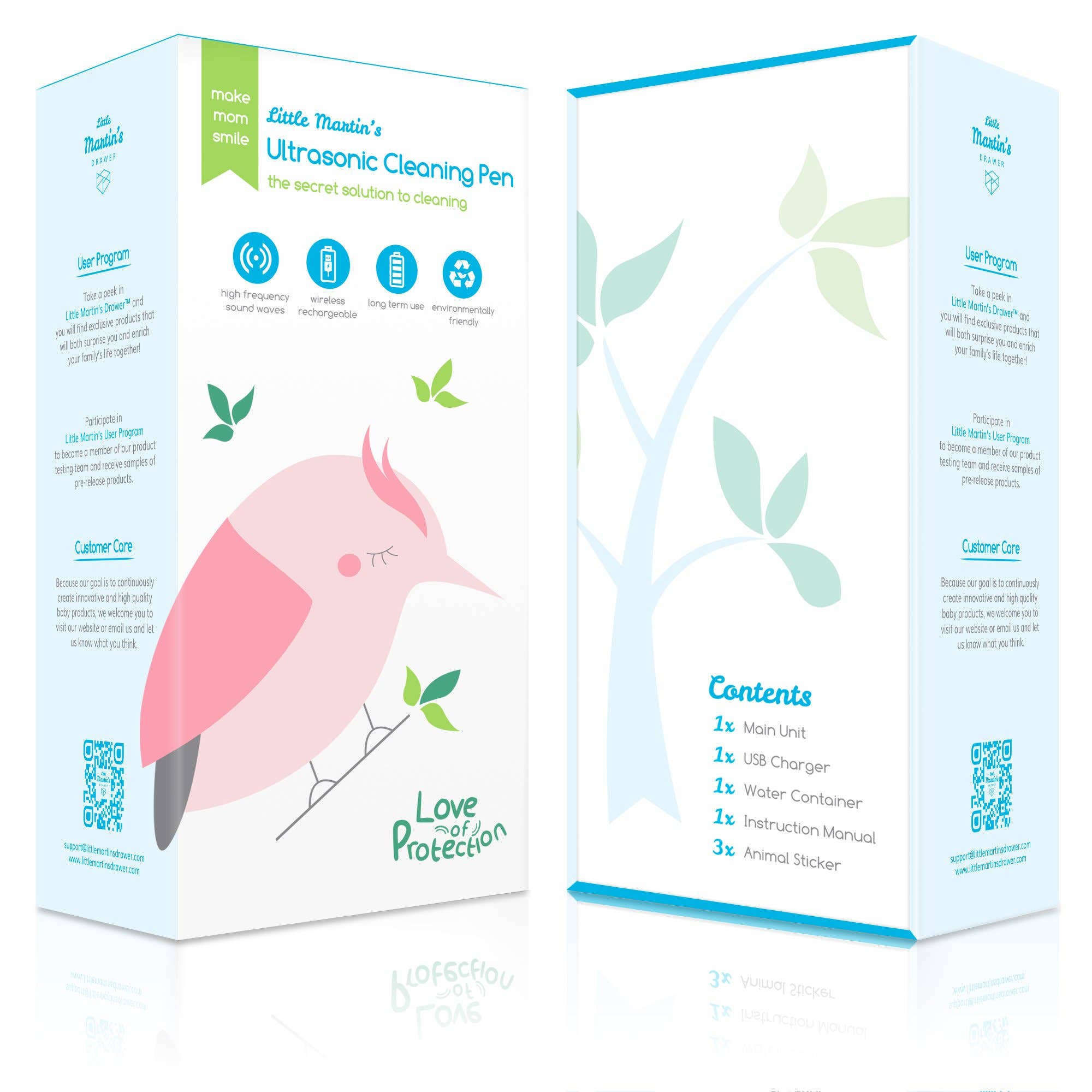 Little Martin's Drawer – wholesale Multi-surface cleaner – Ultrasonic Cleaning Pen (Blue)1