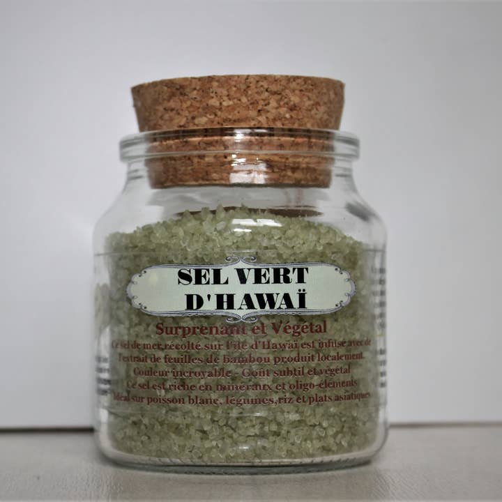 Hawaiian green salt: a surprising vegetable flavor! for wholesale by La Route Des Sels