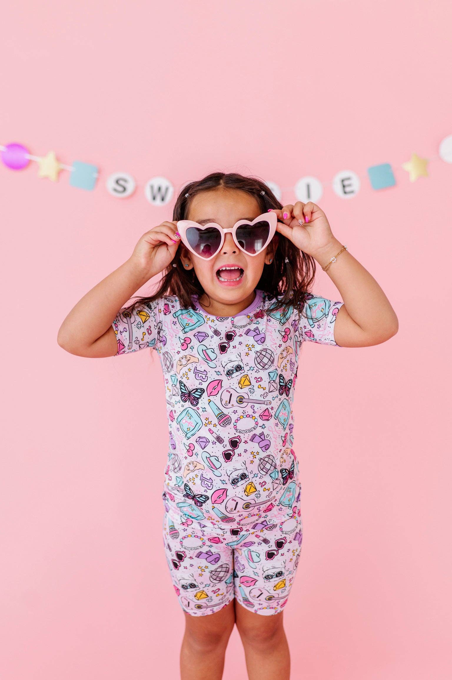 Kiki + Lulu - Wholesale Sleepwear Set - Kids - Look What You Made Me Snooze Kids Shorts Pajamas9