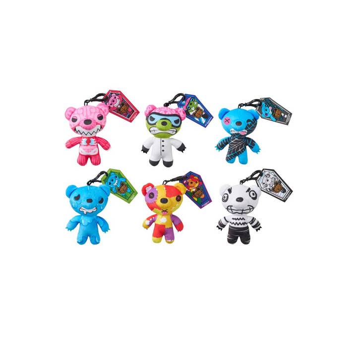 License 2 Play Toys - Wholesale Stuffed/Plush Toy - Kids & Baby - Deddy Bears 4.5 Inch Clip On Plush Blind Bags Series 4