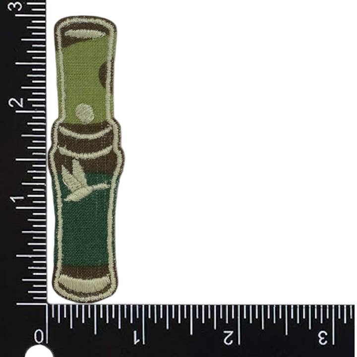 Wholesale Applique – Großhandel Aufnäher – Tarn-Entenruf, gestickt und gefilzt, Bügelaufnäher1