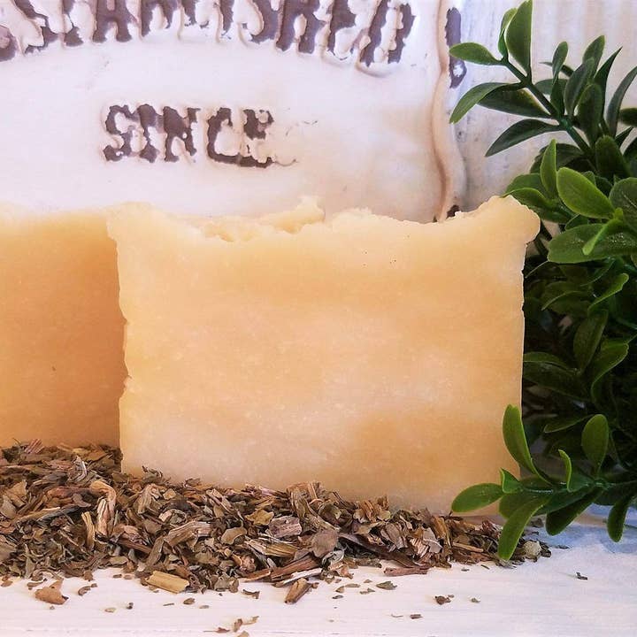 Savon artisanal au patchouli entièrement naturel pour la vente par Natures Bath & Body