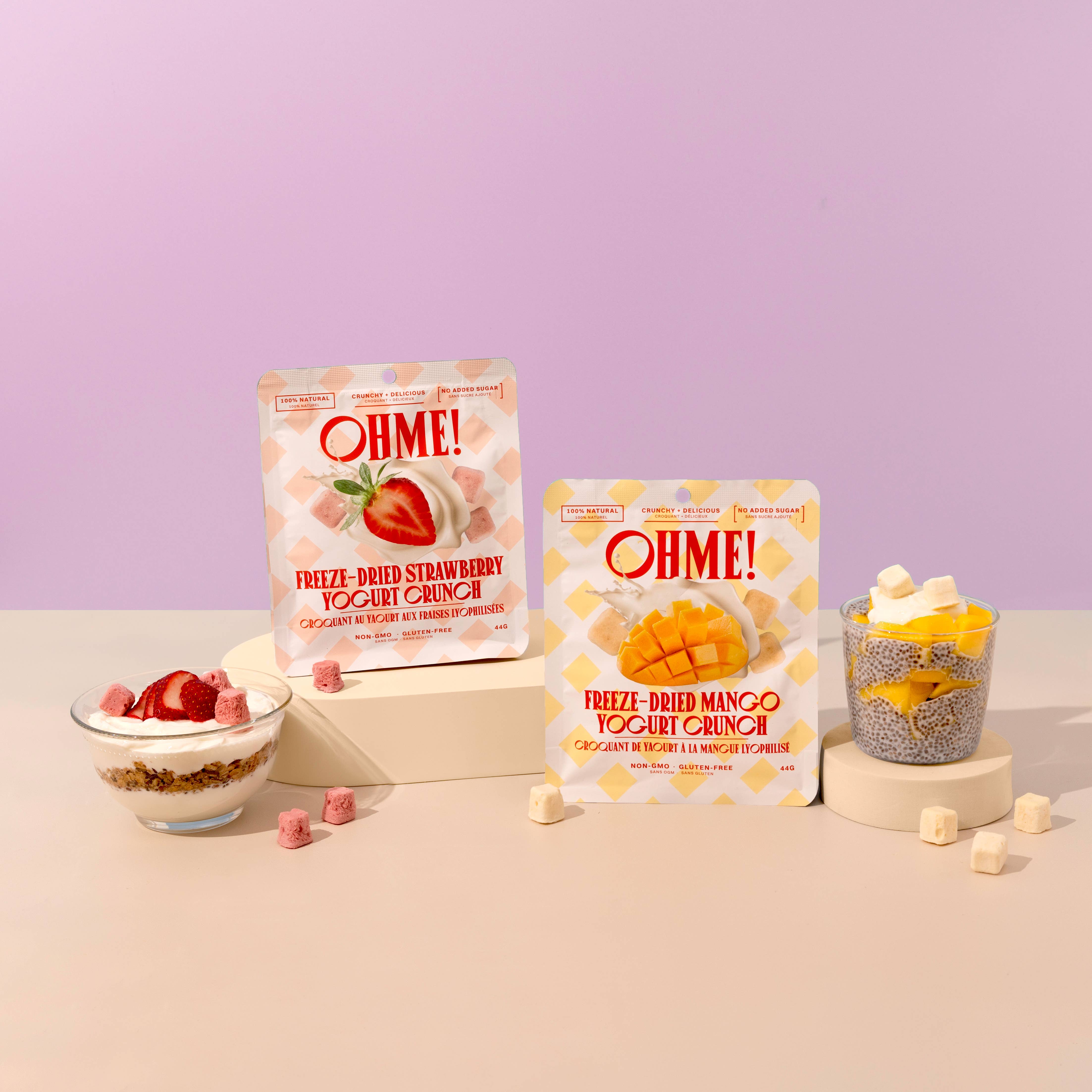 OHME! Foods - Wholesale Dried/Dehydrated Fruit - Freeze-Dried Strawberry Yogurt Crunch3