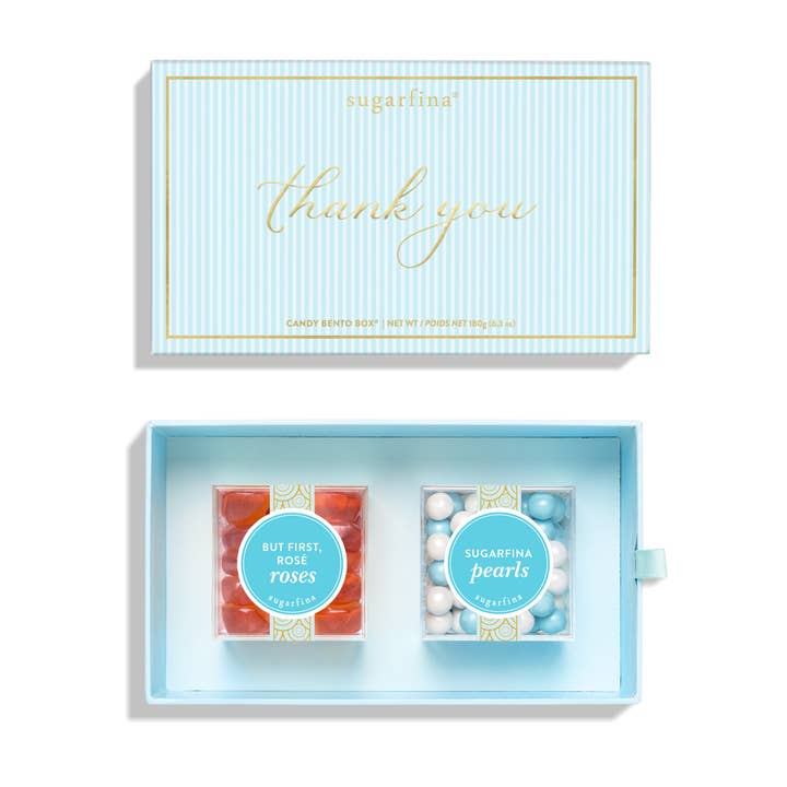 Thank You - 2pc Candy Bento Box® (Preset) for wholesale by Sugarfina