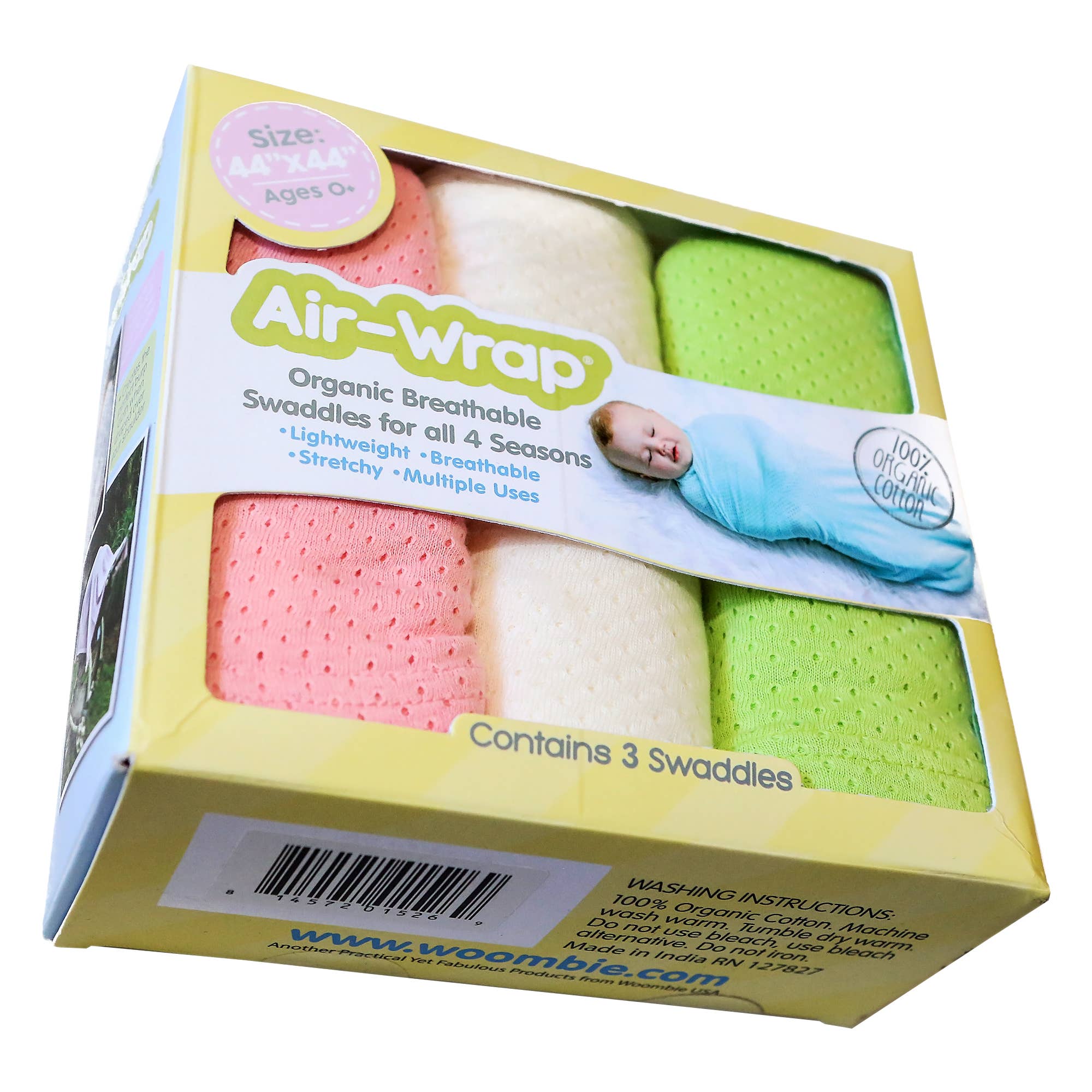 Woombie - Wholesale Inbakerdoek - Baby - Airwrap babydekens en omslagdoeken, set van 36