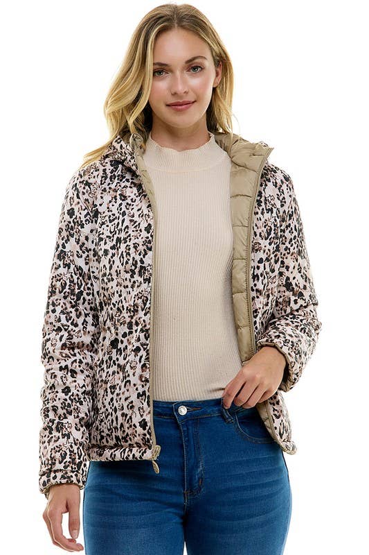 BLUE AGE – Großhandel Pufferjacke – Damen – Wende-Damen-Steppjacke mit Kapuze2