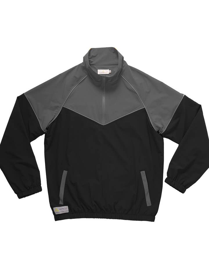 Colorblock Windbreaker Jakker med høj hals for engroshandel hos Siempre Life