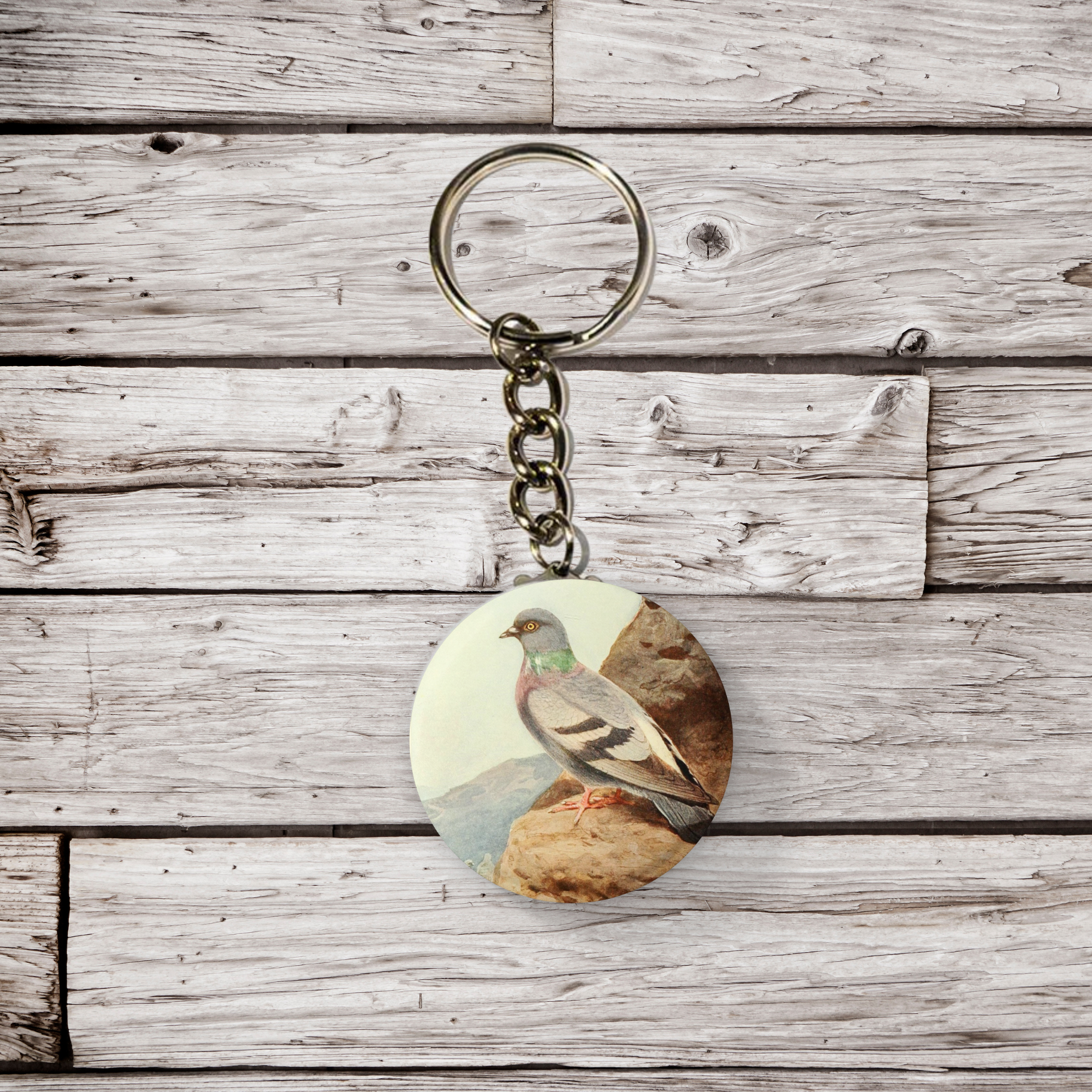 NatureCuts - Venta al por mayor Botón/prendedor - Pin de paloma, Llavero de paloma, Imán de paloma5