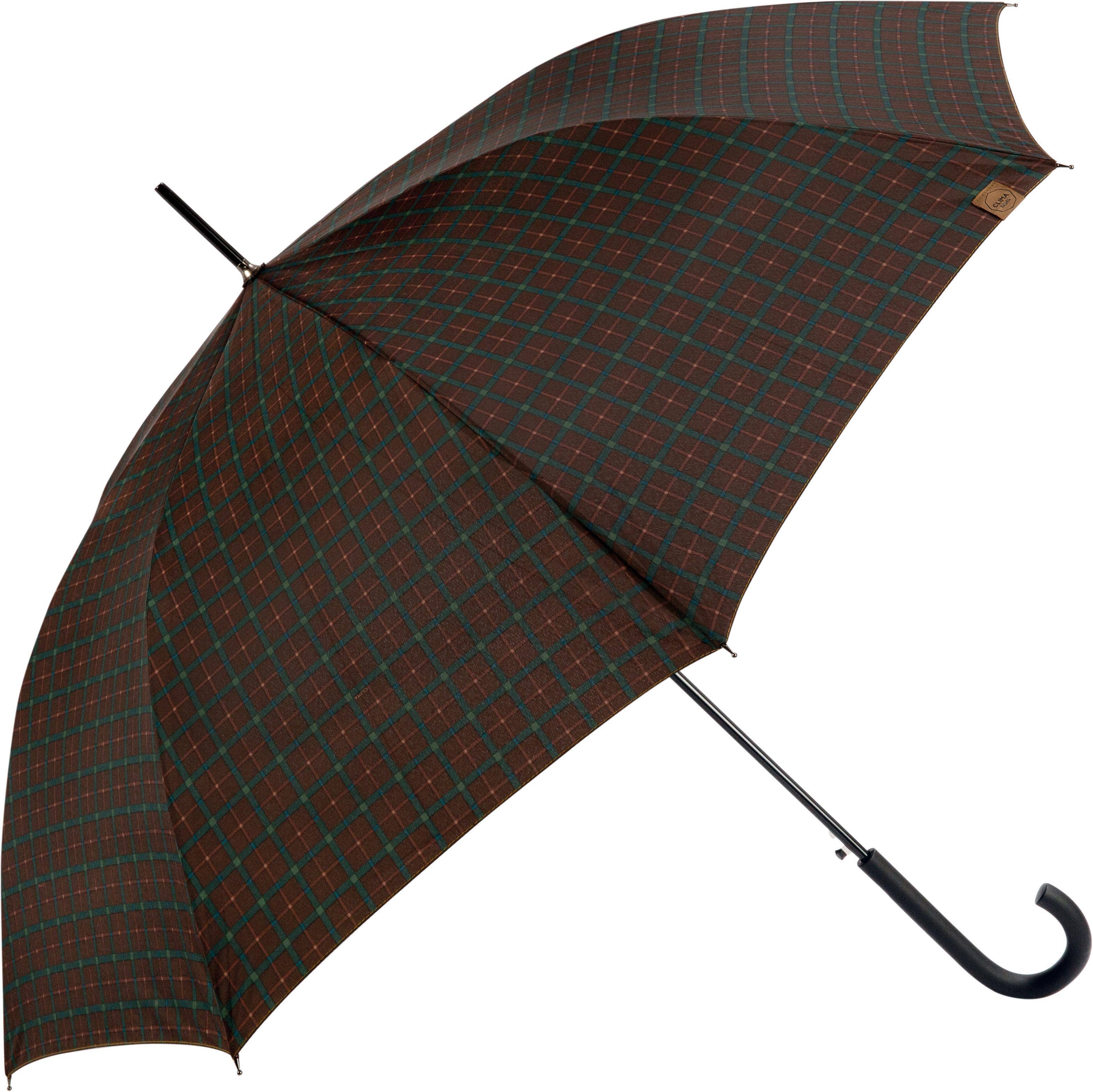 Mkr International - Wholesale Umbrella - Unisex - “Tartan” Automatic Long Umbrella | Windproof | Recycled2