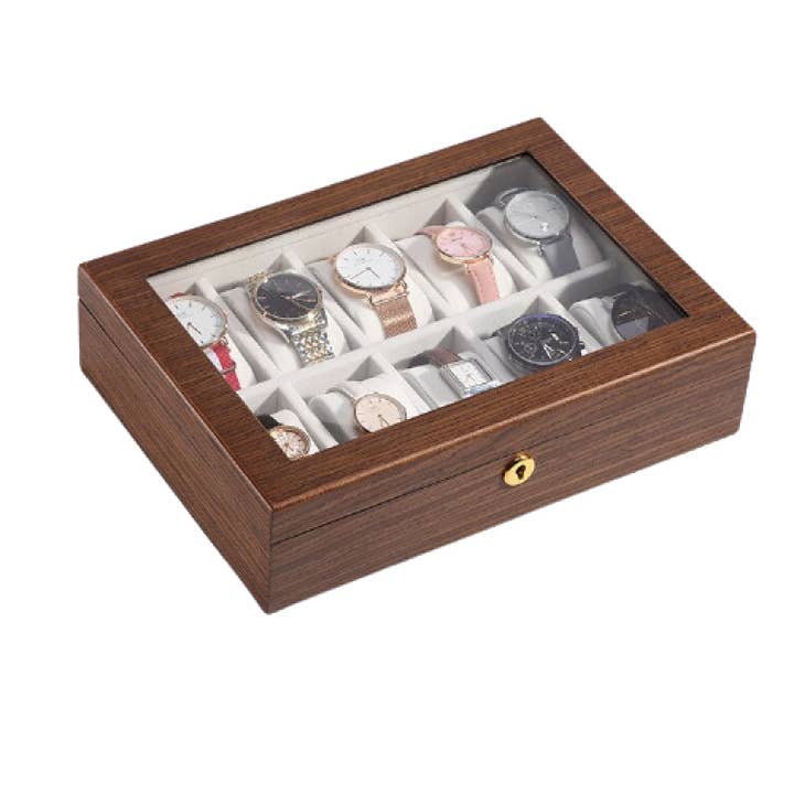 Royaume de la Boîte – wholesale Jewellery box/organiser – Precious Wood Watch Box - Walnut