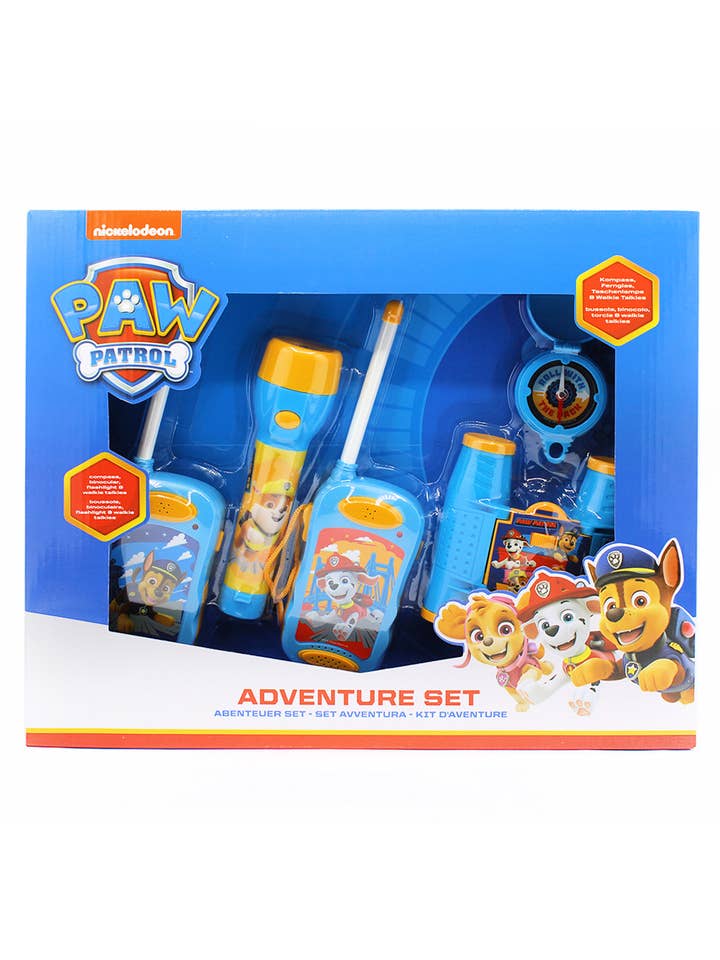 PAW PATROL ÄVENTYRSET 5 DELAR BESTÅR AV: WALKIE TALKIE för wholesale av Joy Toy