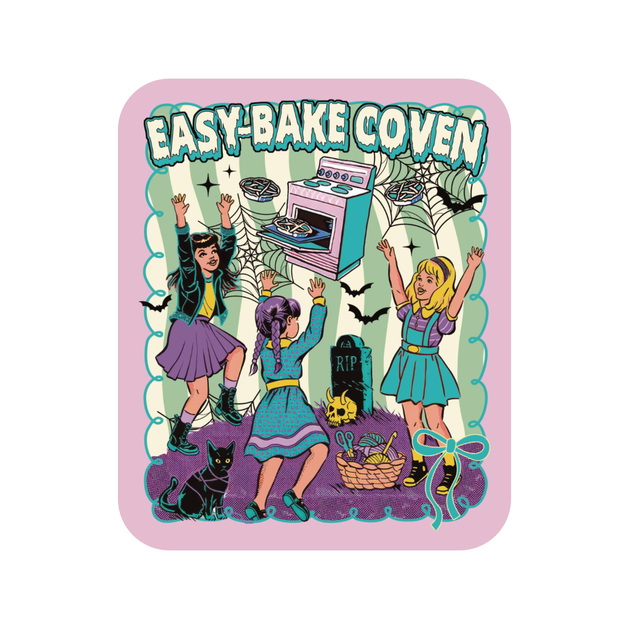 Juju and Moxie - Wholesale Sticker - Coven Bake Feminism Humor High Quality Vinyl Sticker