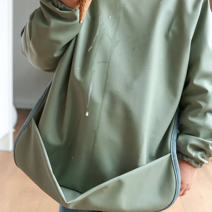 Tilda & Moo - Wholesale Bib - Baby - Pistachio Cream | Smock Bib9