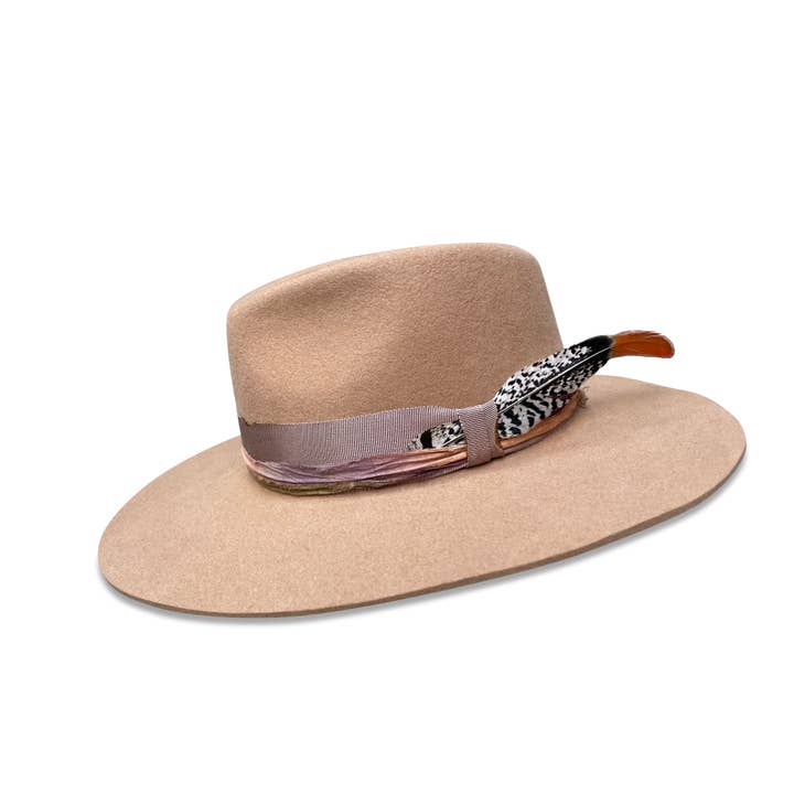 Sophia - Sleek Teardrop Fedora for wholesale by Cha Cha's House of Ill Repute