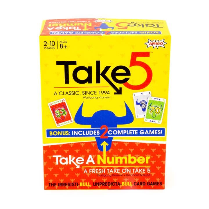 Take 5 and Take a Number – Contains Two Top-rated Games for wholesale by AMIGO Games
