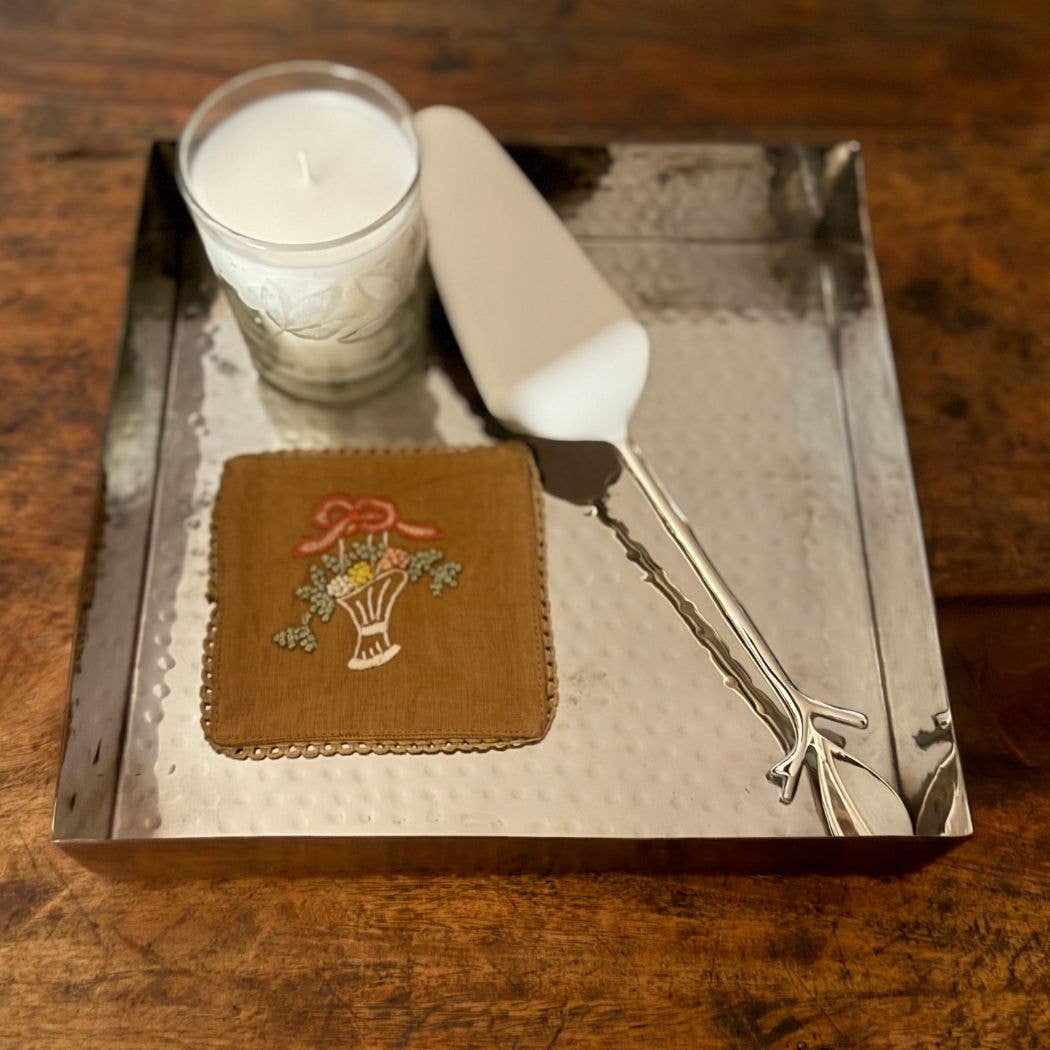 Shastra Home – wholesale Dinner & cloth napkin – Linen Embroidered Coasters - Set of 41