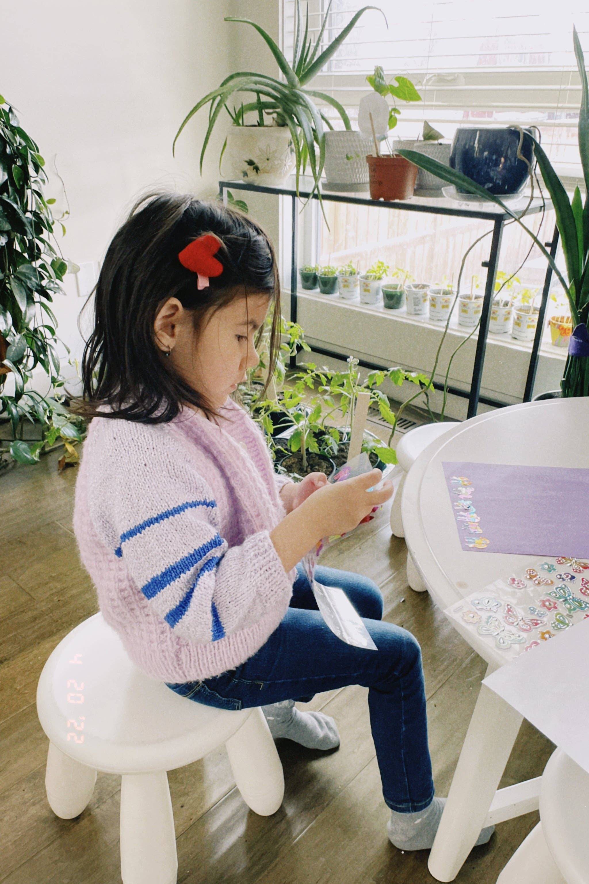 delphinette - Wholesale Hair Clip - Kids - Red Heart Hair Clip1