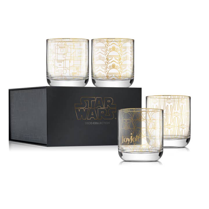 JoyJolt - Wholesale Drinking Glass/Cup - Star Wars™ Deco Drinking Glasses, Set of 4- LIMITED EDITION17