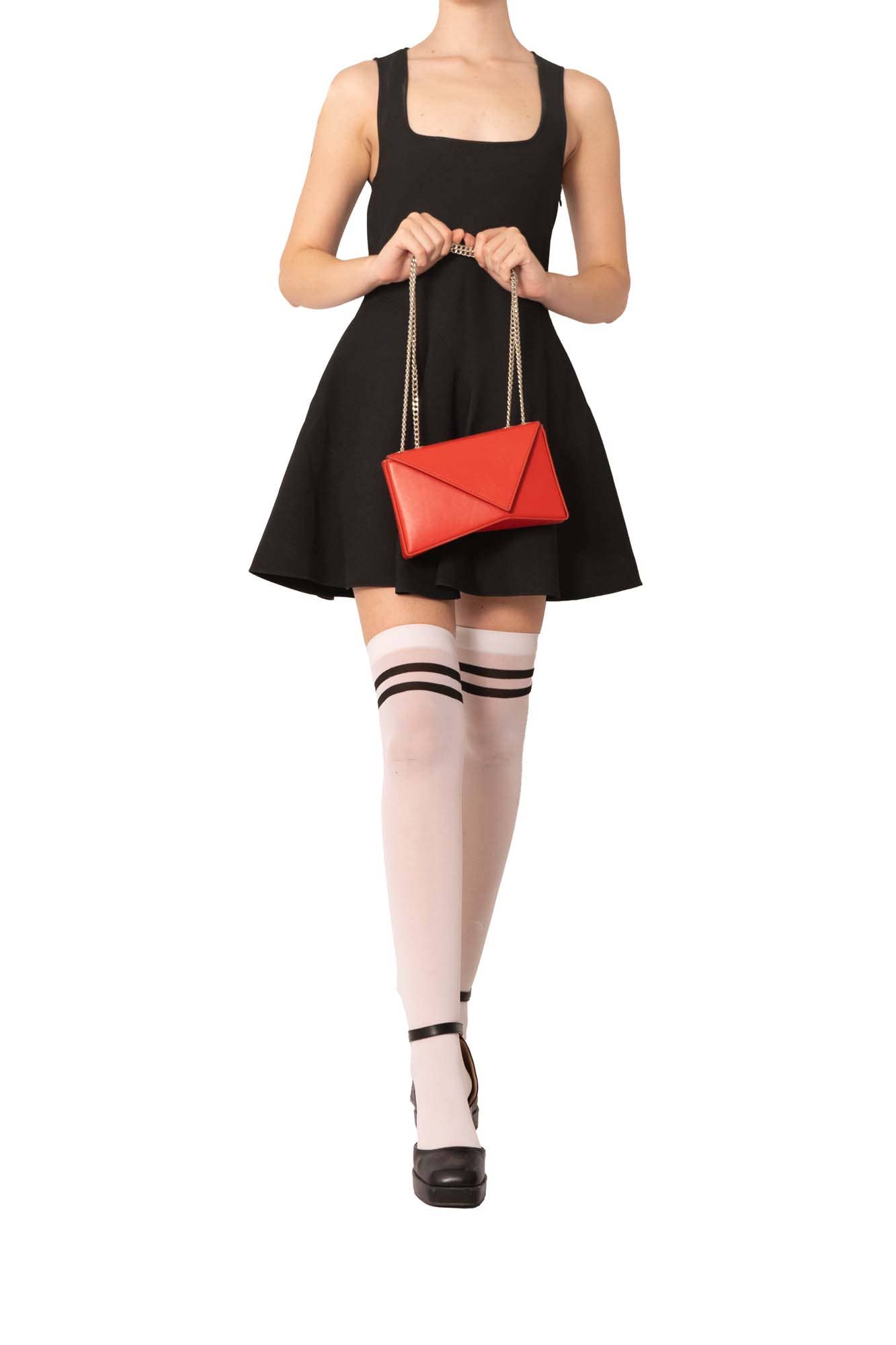 veni morgan - Wholesale Clutch Bag - Women's - ori in red leather1